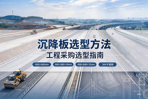 成武沉降板选择方法