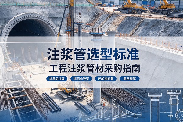 成武注浆管选型标准