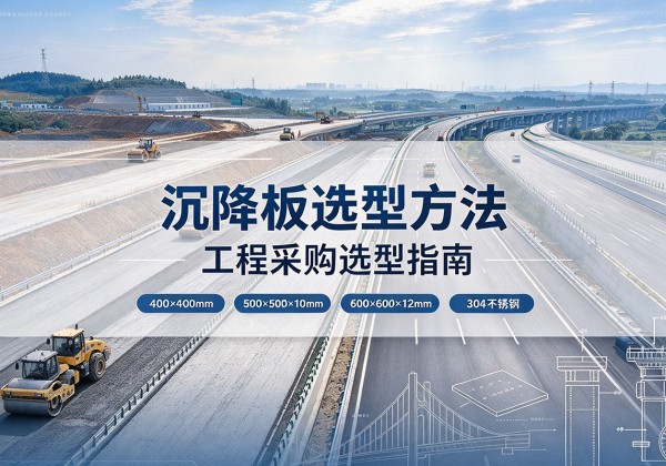 成武沉降板选择方法